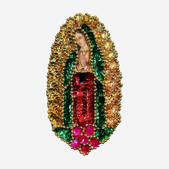 Lady of Guadalupe Sequined Patch - Picture 8 of 10
